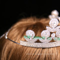 Braut-Tiara-Licht Rhinestone-Krone